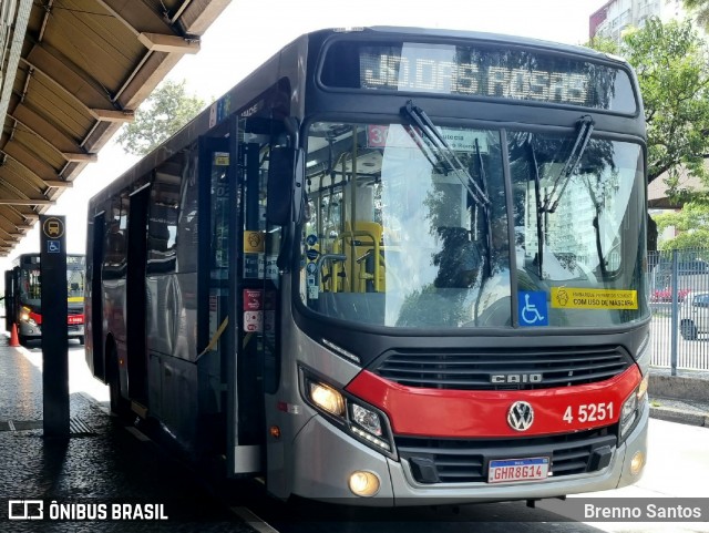 Allibus Transportes 4 5251 na cidade de São Paulo, São Paulo, Brasil, por Brenno Santos. Número da foto: #13187622.