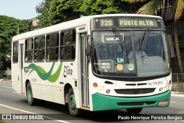 Viação Elite RJ 176.004 na cidade de Volta Redonda, Rio de Janeiro, Brasil, por Paulo Henrique Pereira Borges. Número da foto: #13188137.