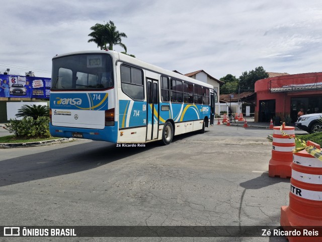 TRANSA - Transa Transporte Coletivo 714 na cidade de Três Rios, Rio de Janeiro, Brasil, por Zé Ricardo Reis. Número da foto: #13188553.