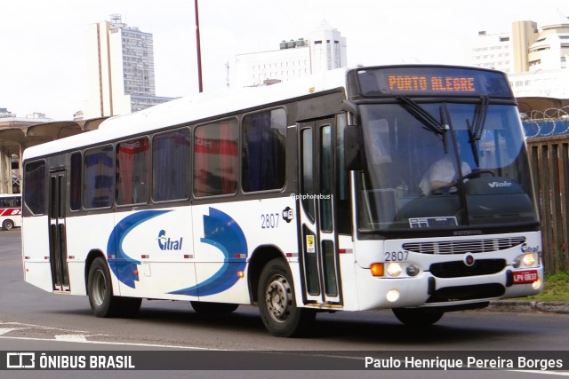 Citral Transporte e Turismo 2807 na cidade de Porto Alegre, Rio Grande do Sul, Brasil, por Paulo Henrique Pereira Borges. Número da foto: #13188082.