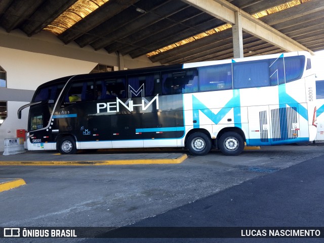 Empresa de Ônibus Nossa Senhora da Penha 58001 na cidade de Lages, Santa Catarina, Brasil, por LUCAS NASCIMENTO. Número da foto: #13188872.