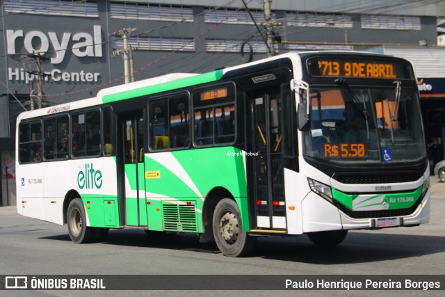Viação Elite RJ 176.066 na cidade de Volta Redonda, Rio de Janeiro, Brasil, por Paulo Henrique Pereira Borges. Número da foto: #13188141.