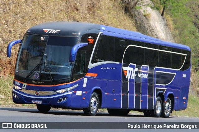 M.F Tur > MF Turismo Roseira 3800 na cidade de Piraí, Rio de Janeiro, Brasil, por Paulo Henrique Pereira Borges. Número da foto: #13188103.