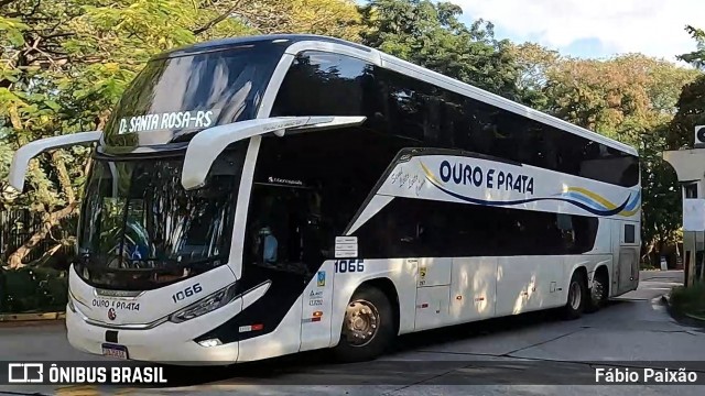 Viação Ouro e Prata 1066 na cidade de São Paulo, São Paulo, Brasil, por Fábio Paixão. Número da foto: #13187605.