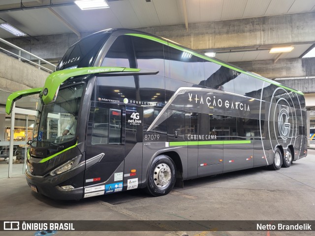 Viação Garcia 87079 na cidade de Curitiba, Paraná, Brasil, por Netto Brandelik. Número da foto: #13188430.