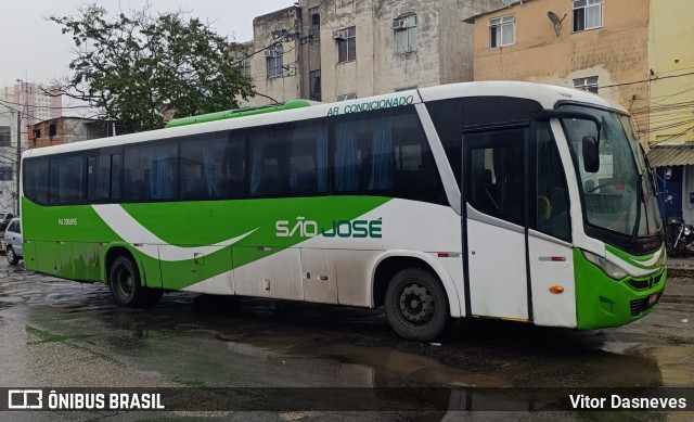 Viação São José RJ 200.055 na cidade de Rio de Janeiro, Rio de Janeiro, Brasil, por Vitor Dasneves. Número da foto: #13188826.