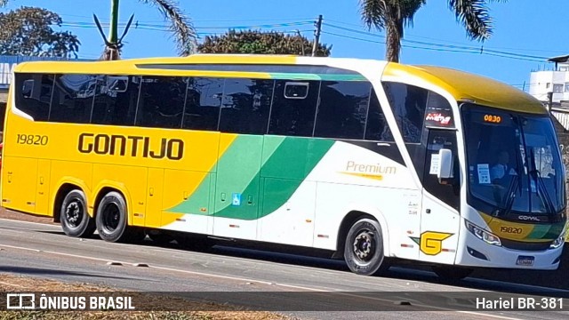 Empresa Gontijo de Transportes 19820 na cidade de Betim, Minas Gerais, Brasil, por Hariel BR-381. Número da foto: #13188889.