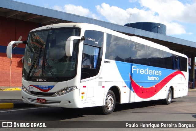 Expresso Frederes > Frederes Turismo 113 na cidade de Porto Alegre, Rio Grande do Sul, Brasil, por Paulo Henrique Pereira Borges. Número da foto: #13188083.