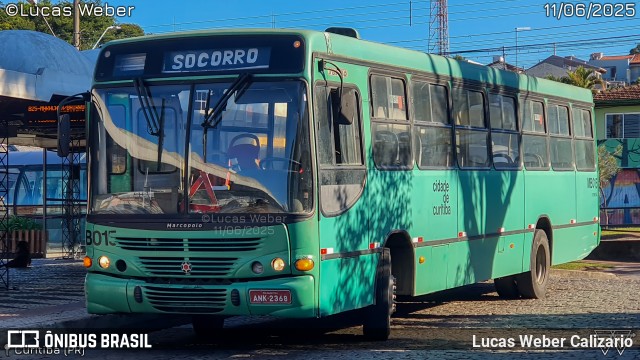 Auto Viação Mercês MB015 na cidade de Curitiba, Paraná, Brasil, por Lucas Weber Calizario. Número da foto: #13189164.