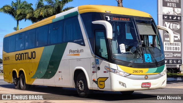 Empresa Gontijo de Transportes 21675 na cidade de Teixeira de Freitas, Bahia, Brasil, por Davi Novais. Número da foto: #13189072.