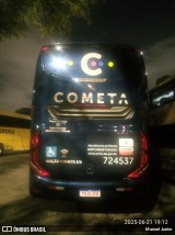 Viação Cometa 724537 na cidade de São Paulo, São Paulo, Brasil, por Manoel Junior. Número da foto: #13189598.