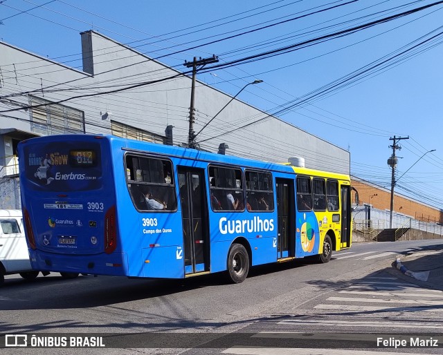 Viação Campo dos Ouros 3903 na cidade de Guarulhos, São Paulo, Brasil, por Felipe Mariz. Número da foto: #13261026.