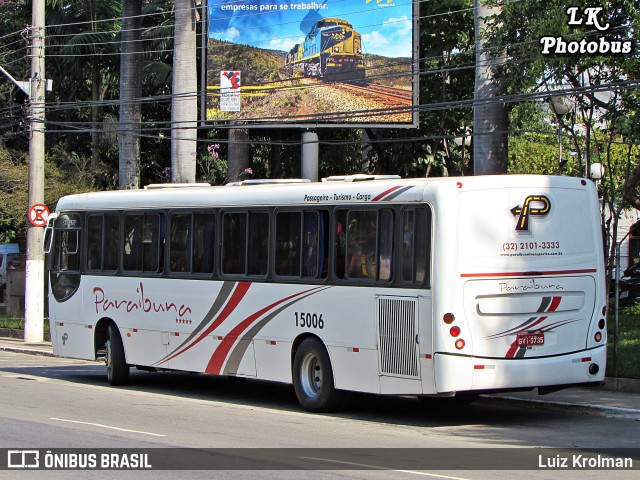 Paraibuna Transportes 15006 na cidade de Juiz de Fora, Minas Gerais, Brasil, por Luiz Krolman. Número da foto: #13262123.
