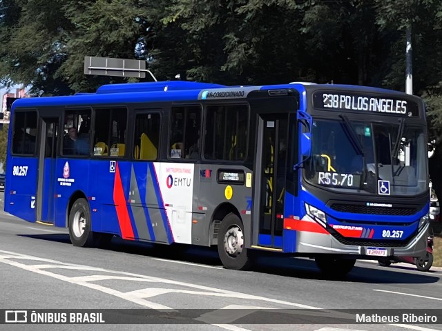 Next Mobilidade - ABC Sistema de Transporte 80.257 na cidade de São Bernardo do Campo, São Paulo, Brasil, por Matheus Ribeiro. Número da foto: #13263148.