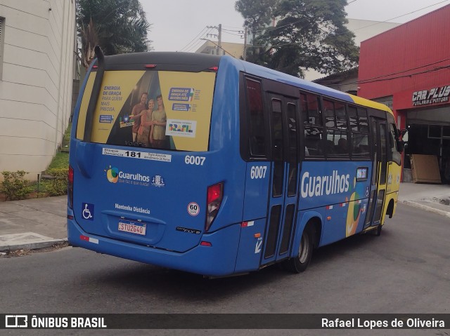 Uni Transportes 6007 na cidade de Guarulhos, São Paulo, Brasil, por Rafael Lopes de Oliveira. Número da foto: #13260994.