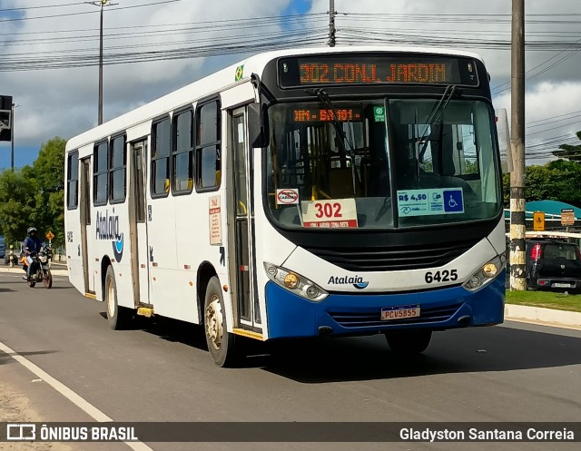 Viação Atalaia Transportes 6425 na cidade de Aracaju, Sergipe, Brasil, por Gladyston Santana Correia. Número da foto: #13261640.