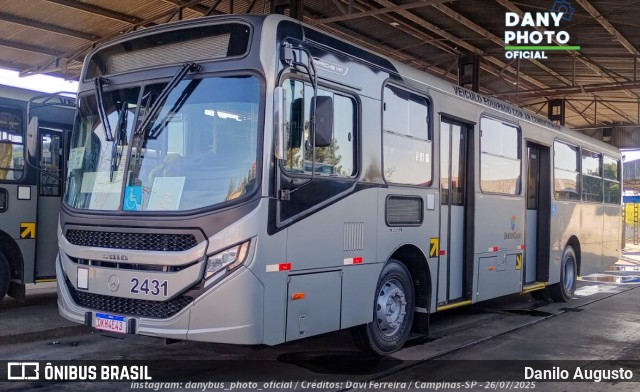 Expresso CampiBus 2431 na cidade de Campinas, São Paulo, Brasil, por Danilo Augusto. Número da foto: #13261178.
