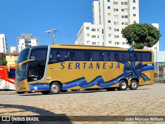 Viação Sertaneja 20252 na cidade de Divinópolis, Minas Gerais, Brasil, por João Marcos William. Número da foto: #13261955.