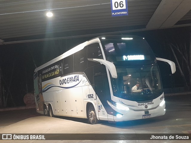 Viação Ouro e Prata 1052 na cidade de Cuiabá, Mato Grosso, Brasil, por Jhonata de Souza. Número da foto: #13261941.