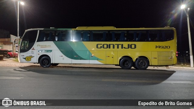 Empresa Gontijo de Transportes 14920 na cidade de Paulistana, Piauí, Brasil, por Espedito de Brito Gomes. Número da foto: #13261186.