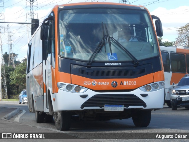 Viação São José A01008 na cidade de Nova Iguaçu, Rio de Janeiro, Brasil, por Augusto César. Número da foto: #13262214.