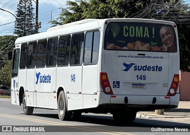 Viação Sudeste 149 na cidade de Marataízes, Espírito Santo, Brasil, por Guilherme Neves. Número da foto: #13261320.