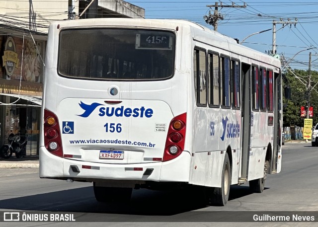 Viação Sudeste 156 na cidade de Marataízes, Espírito Santo, Brasil, por Guilherme Neves. Número da foto: #13261311.