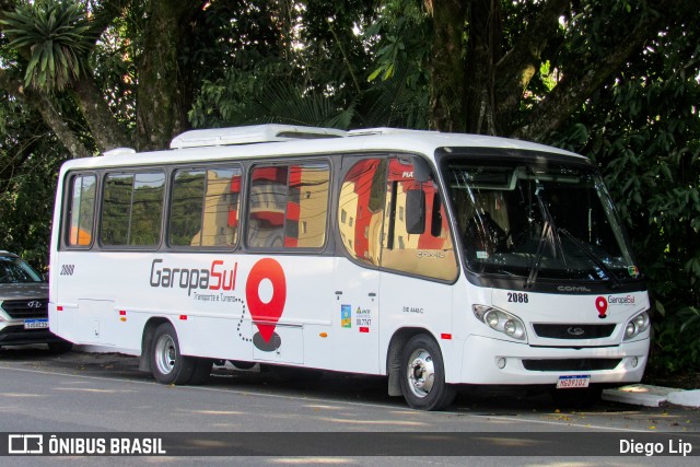 GaropaSul Transporte e Turismo 2088 na cidade de Joinville, Santa Catarina, Brasil, por Diego Lip. Número da foto: #13262914.