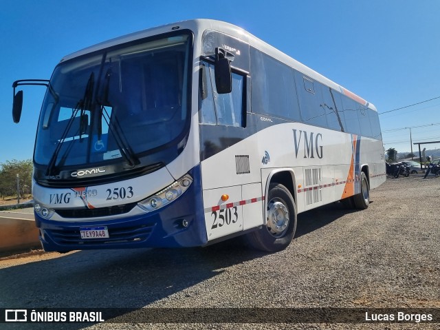 VMG - Viação Minas Gerais 2503 na cidade de Araxá, Minas Gerais, Brasil, por Lucas Borges . Número da foto: #13261749.