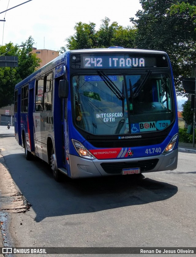 Radial Transporte Coletivo 41.740 na cidade de São Paulo, São Paulo, Brasil, por Renan De Jesus Oliveira. Número da foto: #13261208.