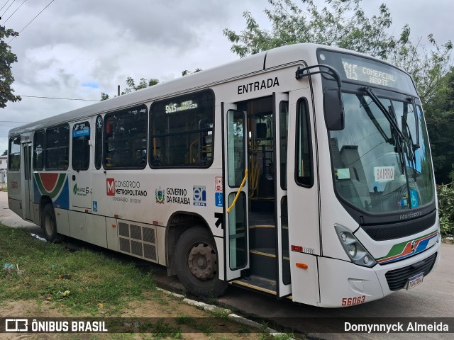 Reunidas Transportes >  Transnacional Metropolitano 56063 na cidade de Bayeux, Paraíba, Brasil, por Domynnyck Almeida. Número da foto: #13262657.