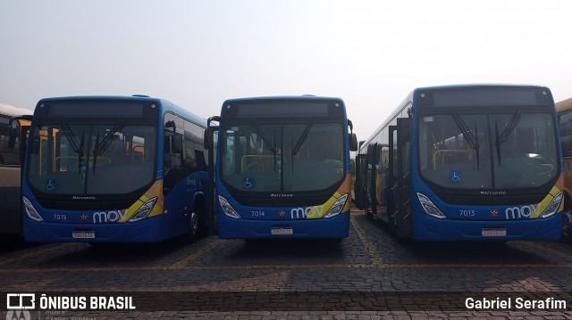 Londrisul Transportes Coletivos 7014 na cidade de Londrina, Paraná, Brasil, por Gabriel Serafim. Número da foto: #13261161.