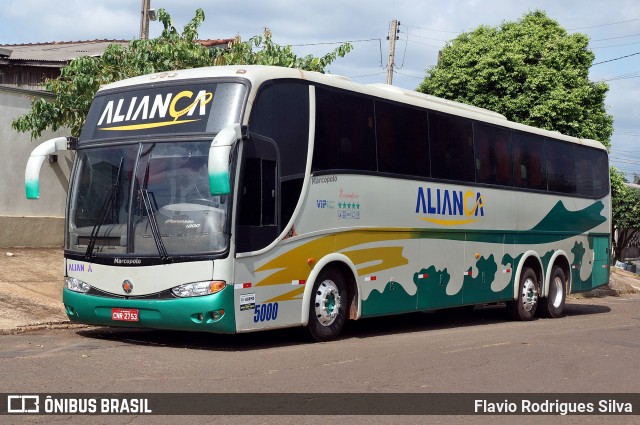 Aliança Transportes 5000 na cidade de Glória de Dourados, Mato Grosso do Sul, Brasil, por Flavio Rodrigues Silva. Número da foto: #13262642.