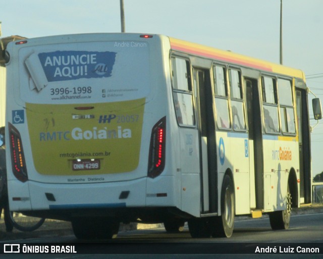 HP Transportes Coletivos 20057 na cidade de Goiânia, Goiás, Brasil, por André Luiz Canon. Número da foto: #13262257.