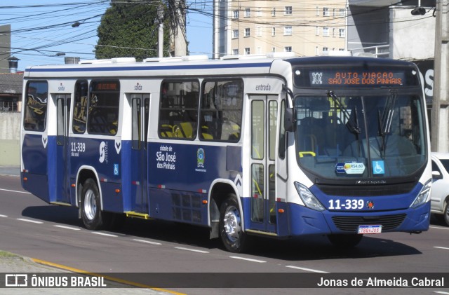 Auto Viação São José dos Pinhais 11-339 na cidade de São José dos Pinhais, Paraná, Brasil, por Jonas de Almeida Cabral. Número da foto: #13262426.