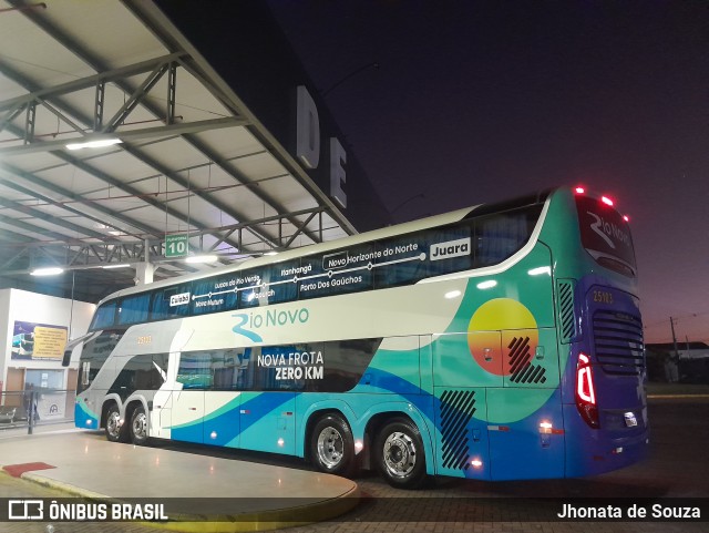 Rio Novo Transportes e Turismo 25103 na cidade de Sinop, Mato Grosso, Brasil, por Jhonata de Souza. Número da foto: #13261931.