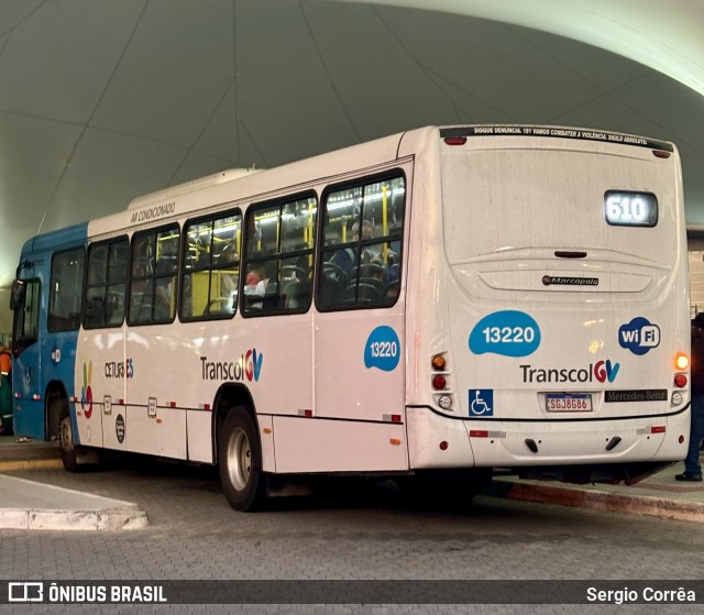 Vereda Transporte Ltda. 13220 na cidade de Vila Velha, Espírito Santo, Brasil, por Sergio Corrêa. Número da foto: #13260992.