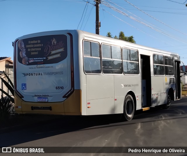 Pontual Sul Transporte e Turismo 6510 na cidade de Botucatu, São Paulo, Brasil, por Pedro Henrique de Oliveira. Número da foto: #13265898.