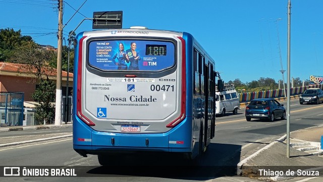 Viação Cidade de Caieiras 00471 na cidade de Franco da Rocha, São Paulo, Brasil, por Thiago de Souza. Número da foto: #13264301.