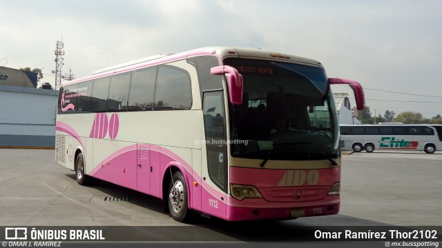 ADO - Autobuses de Oriente 1112 na cidade de Gustavo A. Madero, Ciudad de México, México, por Omar Ramírez Thor2102. Número da foto: #13263379.