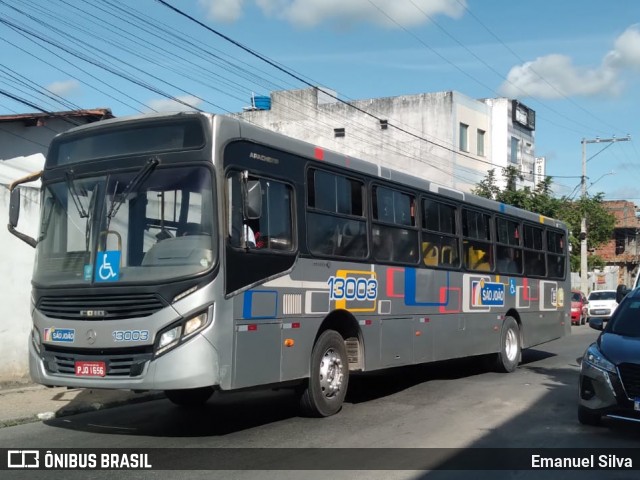 Auto Ônibus São João 13003 na cidade de Feira de Santana, Bahia, Brasil, por Emanuel Silva. Número da foto: #13264161.