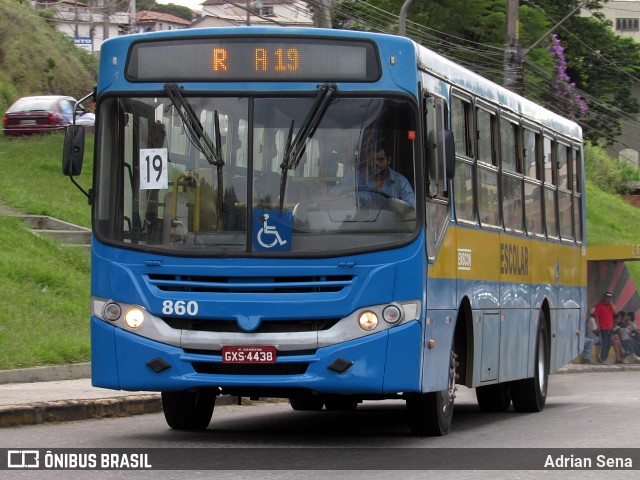 Enscon Viação 860 na cidade de João Monlevade, Minas Gerais, Brasil, por Adrian Sena. Número da foto: #13265065.