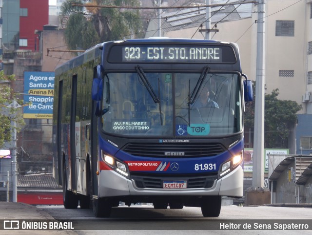 Next Mobilidade - ABC Sistema de Transporte 81.931 na cidade de Santo André, São Paulo, Brasil, por Heitor de Sena Sapaterro. Número da foto: #13265769.