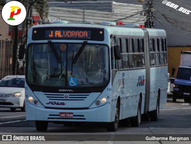 SOUL - Sociedade de Ônibus União Ltda. 7401 na cidade de Porto Alegre, Rio Grande do Sul, Brasil, por Guilherme Bergman. Número da foto: #13265360.