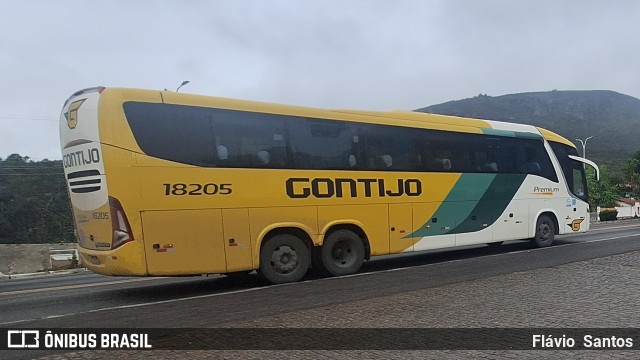Empresa Gontijo de Transportes 18205 na cidade de Milagres, Bahia, Brasil, por Flávio  Santos. Número da foto: #13264000.