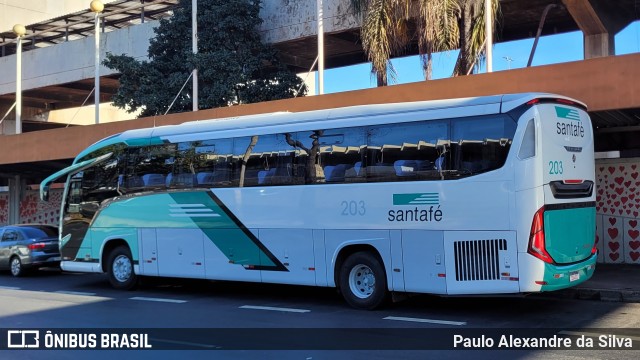 Santa Fé Transportes 203 na cidade de Belo Horizonte, Minas Gerais, Brasil, por Paulo Alexandre da Silva. Número da foto: #13263933.