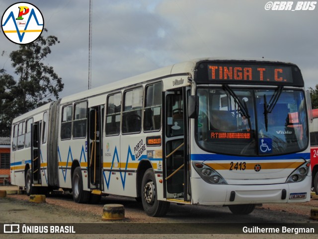 Restinga Transportes Coletivos 2413 na cidade de Porto Alegre, Rio Grande do Sul, Brasil, por Guilherme Bergman. Número da foto: #13263449.