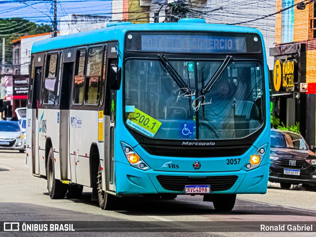 VRS - Viação Roberto Santana 3057 na cidade de Aracaju, Sergipe, Brasil, por Ronald Gabriel. Número da foto: #13263828.