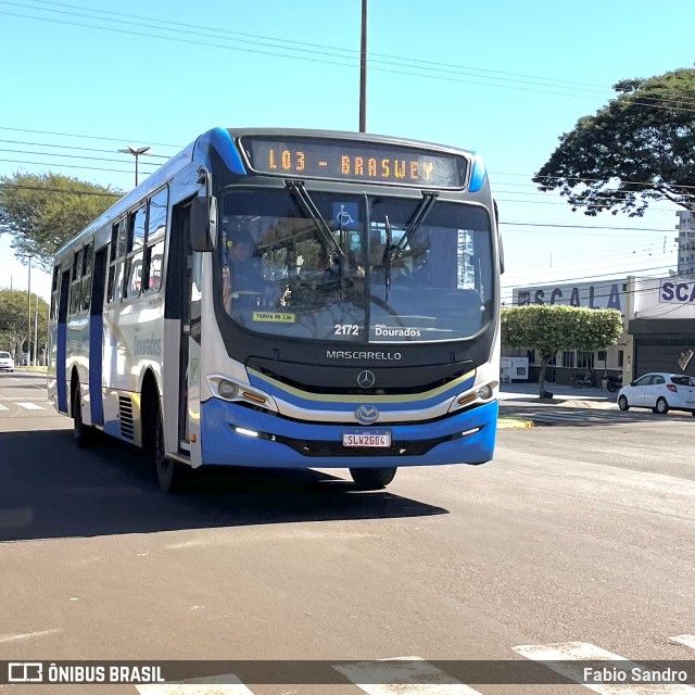 Viação Dourados 2172 na cidade de Dourados, Mato Grosso do Sul, Brasil, por Fabio Sandro. Número da foto: #13266006.