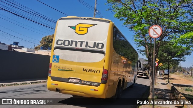 Empresa Gontijo de Transportes 14840 na cidade de Matozinhos, Minas Gerais, Brasil, por Paulo Alexandre da Silva. Número da foto: #13263905.